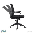 Ver imagem 4 de Cadeira Office Giratória Tokyo Diretor Pp Preta Braços Fixos - Fratini