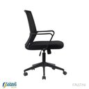 Ver imagem 3 de Cadeira Office Giratória Tokyo Diretor Pp Preta Braços Fixos - Fratini