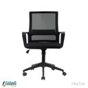 Ver imagem 2 de Cadeira Office Giratória Tokyo Diretor Pp Preta Braços Fixos - Fratini