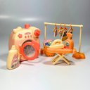 Ver imagem 3 de Kit Lavanderia Infantil Brinquedo – Máquina de Lavar + Tábua e Ferro + Acessórios – Faz de Conta (3+