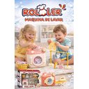 Ver imagem 2 de Kit Lavanderia Infantil Brinquedo – Máquina de Lavar + Tábua e Ferro + Acessórios – Faz de Conta (3+