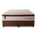 Ver imagem 6 de Conjunto Cama Box Queen c/ Molas Ensacadas Quartzo Marrom 158x198x71