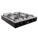 Ver imagem 4 de Fogão Cooktop a Gás Clarice Júnior 4 Bocas Inox Trempes Esmaltadas Preto 110V