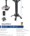 Ver imagem 2 de Multi Proj M Suporte de Teto com Inclinação para Projetor. (ajuste de Altura de 300 a 500mm) Multivi