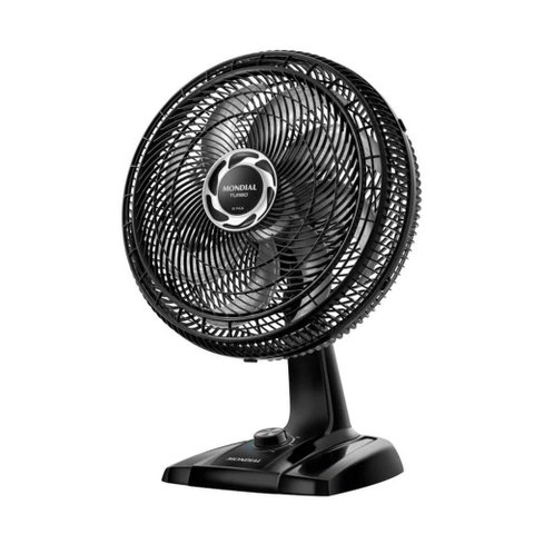 Ventilador de Mesa 40cm Turbo Mondial 140w Preto/prata Nvt-40-8p-b - 127v