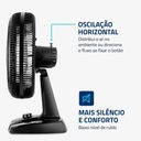 Ver imagem 4 de Ventilador de Mesa 40cm Turbo Mondial 140w Preto/prata Nvt-40-8p-b - 127v