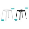 Kit 2 Banqueta de Cozinha 1748 4 Un Branco-courano Branco - Carraro - 5