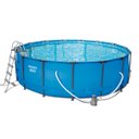 Ver imagem 1 de Piscina Estruturada 16.015l 4.57m x 1.22m + Filtro 3028 l/h + Lona + Escada - 110v
