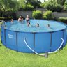 Piscina Estruturada 16.015l 4.57m x 1.22m + Filtro 3028 l/h + Lona + Escada - 110v - 7