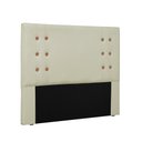 Ver imagem 1 de Cabeceira Gênova Para Cama Box Casal 140 cm Corino Bege - D’Rossi