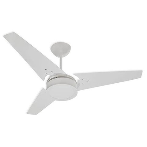 Ventilador Ideal LED ( 18W ) Branco - 3 Pás Laqueadas Branca - 220V - Venti-Delta