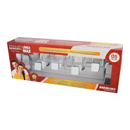 KIT ACESSÓRIOS DE BANHEIRO 5 PEÇAS MAX BRANCO - MEBUKI - 6