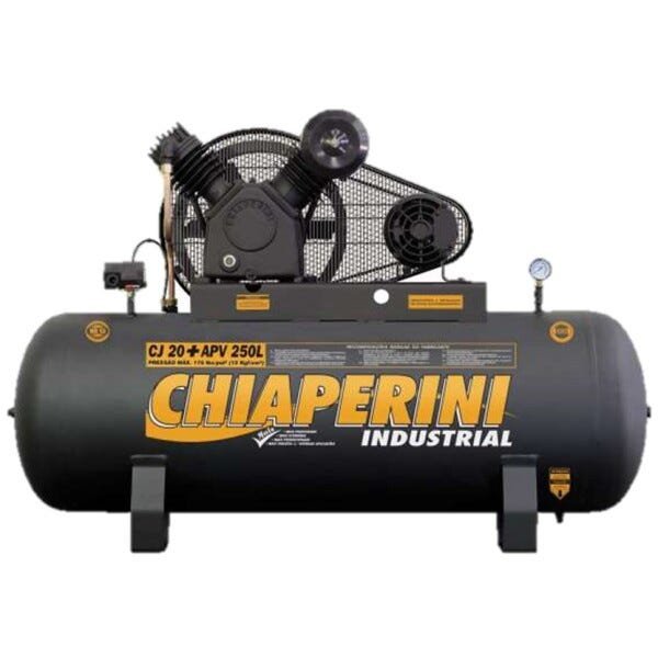 Compressor Chiaperini CJ 20+ APV 250 Lts 175 Lbs 5 cv Trif.