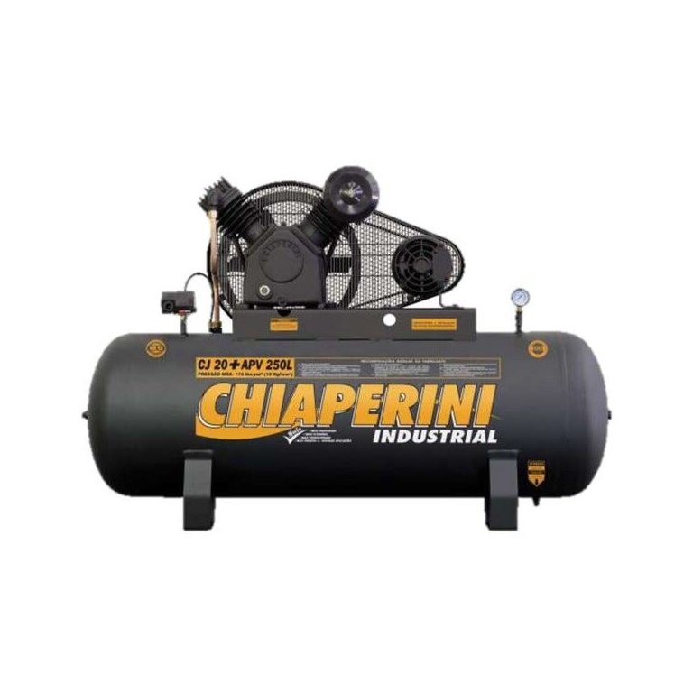 Compressor Chiaperini CJ 20+ APV 250 Lts 175 Lbs 5 cv Trif.