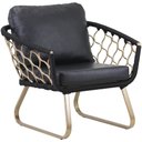 Ver imagem 2 de Jogo de Sofá, Poltronas e Mesa Corda Náutica e Alumínio Milão Trama Original para Área, Edícula, Jar