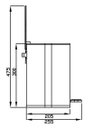 Ver imagem 2 de Lixeira Redonda em Metal com Pedal 5 Litros Rose Gold