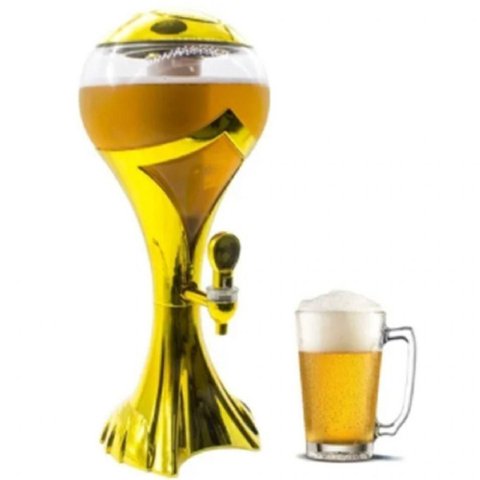Torre Chopp 2,5 Litros com Refil Conserva Bebida Gelada