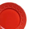 Prato Raso Cerâmica Madeleine 6 peças Porto Brasil Vermelho - 3