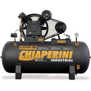 Compressor De Ar 20 Pés 200 Litros Trifásico De Alta Pressão