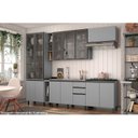 Ver imagem 4 de Nicho de Cozinha Modulado Belize 20cm Cinza - Henn