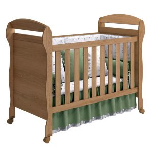 Berço Mini Cama Infantil Danny Mezzo Fosco Quarto de Bebê - Reller Móveis