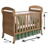 Berço Mini Cama Infantil Danny Mezzo Fosco Quarto de Bebê - Reller Móveis - 2