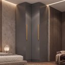 Ver imagem 2 de Guarda Roupas Modulado Closet de Canto 2 Portas Madrid Maxel
