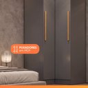 Ver imagem 5 de Guarda Roupas Modulado Closet de Canto 2 Portas Madrid Maxel