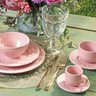 Prato Raso Cerâmica Madeleine 6 peças Porto Brasil Rosa - 2