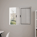 Ver imagem 4 de janela veneziana quarto aluminio 100x120 3fls s/grade branco