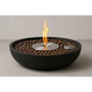 Lareira Ecológica Externa Álcool Queimador Inox 304 - 75 Cm - Porak