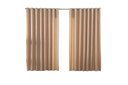 Ver imagem 5 de Cortina Jacquard Luxo em Tecido Semi Blackout Sala 4,00x2,80:palha