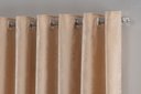 Ver imagem 3 de Cortina Jacquard Luxo em Tecido Semi Blackout Sala 4,00x2,80:palha
