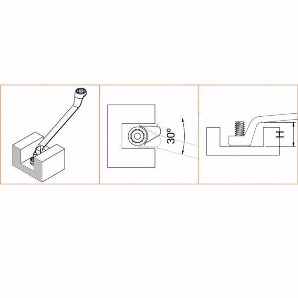 Chave Estrela 3/8x7/16" Tramontina PRO - 3