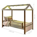 Ver imagem 3 de Cama Montessoriana Dália com LED Branco Mel
