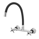 Ver imagem 1 de Torneira Misturador Gourmet Preto Flexível Cozinha Parede