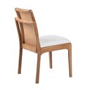 Ver imagem 6 de Kit 8 Cadeiras Decorativa Sala de Jantar Luxo Livia Facto Branco - Mozzelar