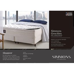 Colchão Casal Simmons Hotelaria Geocities 33cm 138x188 - 2 Colchão Casal Simmons Hotelaria Geocities 33cm 138x188 - 2
