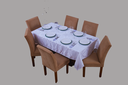 Ver imagem 4 de toalha de mesa retangular 8 lugares jacquard 1,35x2,60:avela