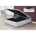 Ver imagem 4 de Cama Box Baú Casal Branco Sintético Premium