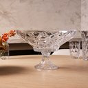 Ver imagem 4 de Centro de Mesa com Pé Deli Diamond 32x20 cm Cristal Lyor