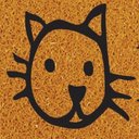 Ver imagem 3 de Tapete Capacho Vinil Kapazi Gato Miau no Formato 70 X 30 Cm.