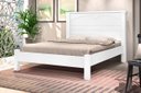 Ver imagem 1 de Cama Lio Casal 100% Mdf com Estrado em Madeira Cor Branco Ja