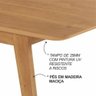 Mesa de Jantar Elegance JCM Movelaria Cinamomo 1,20 M - 4