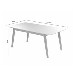 Mesa de Jantar Elegance JCM Movelaria Cinamomo 1,20 M - 3