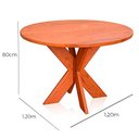 Ver imagem 2 de Mesa Redonda 1,20M em Madeira de Lei Maciça