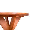 Mesa de Jantar Redonda 1,20M em Madeira de Lei Maciça - 2