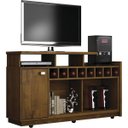 Ver imagem 2 de Rack Thor Plus com Adega 1 Porta Rovere Rústico - Benetil