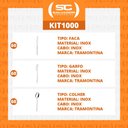 Ver imagem 2 de KIT - Jogo de Facas, Garfos e Colheres Búzios 180 Peças em Aço Inox IBAG - Tramontina