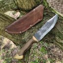 Ver mais imagens de Faca Bowie Artesanal 8' Full Tang Aço Carbono 5160 Muito Forte 4mm Monobloco